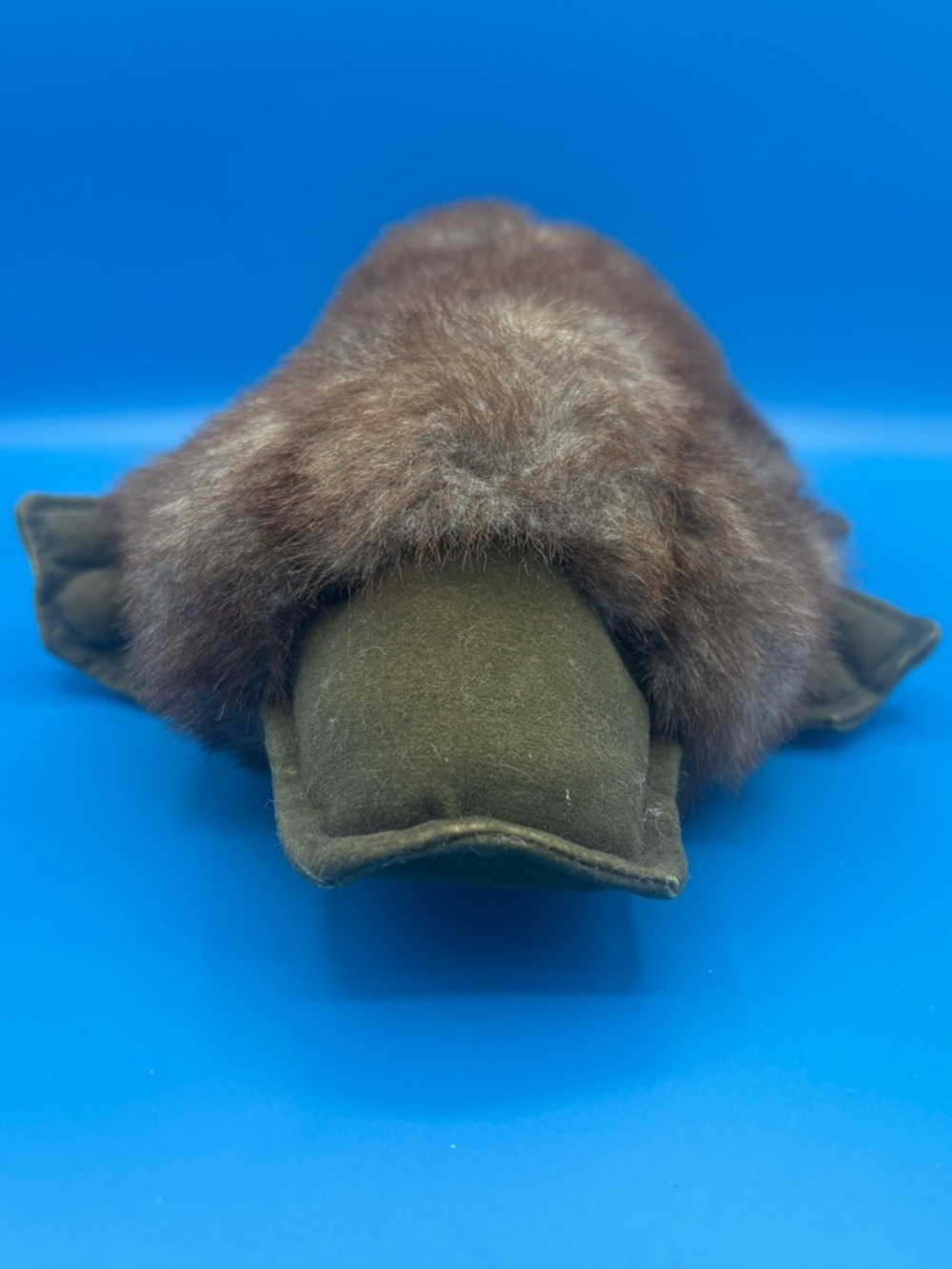 GUND Platypus Brown & Green Velvet Webbed Feet - Vintage-